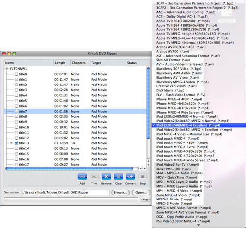 Xilisoft DVD Ripper For Mac